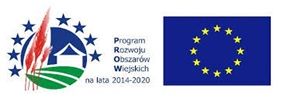 Flaga EU logo Program Rozwoju Obszarów Wiejskich